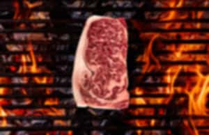 Wagyu-Grill-flammen