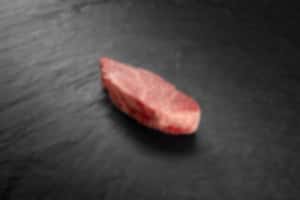 Steak de bœuf japonais de Kobe morceau de 2ème catégorie